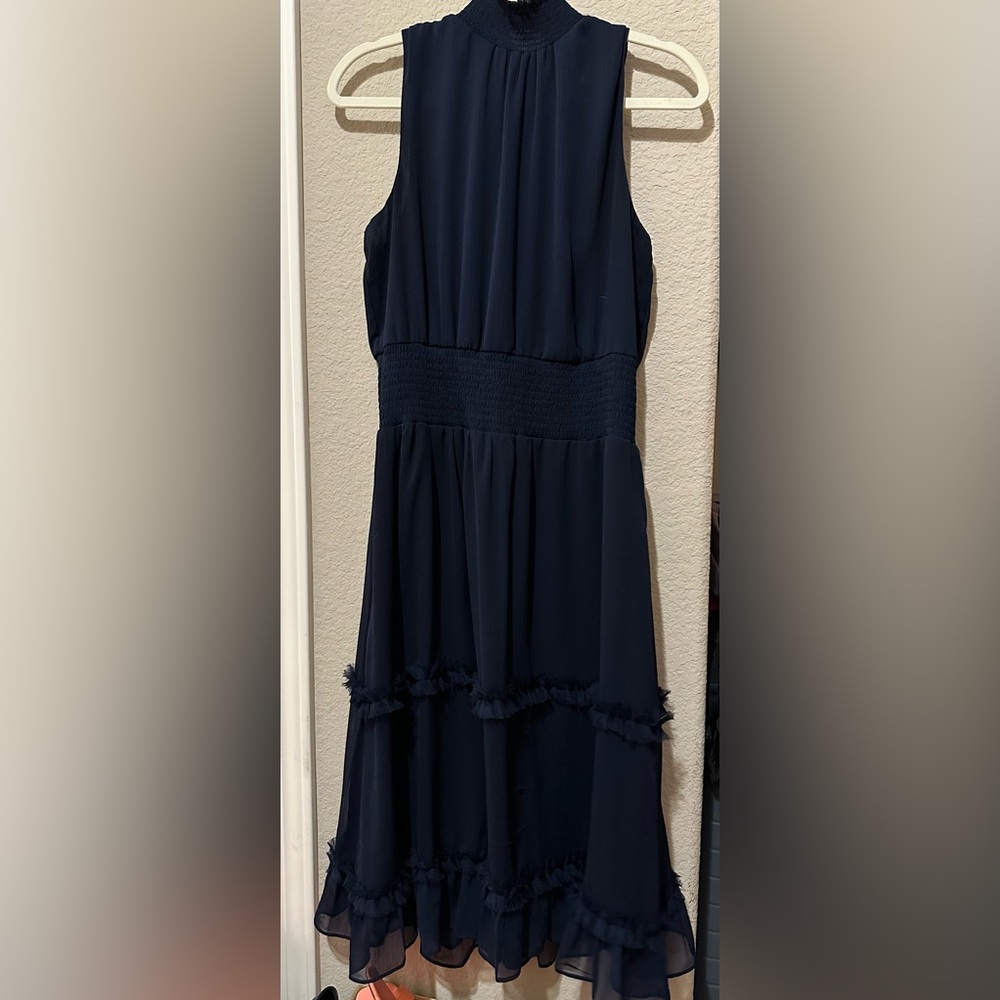 1. State Midi Dress in Navy